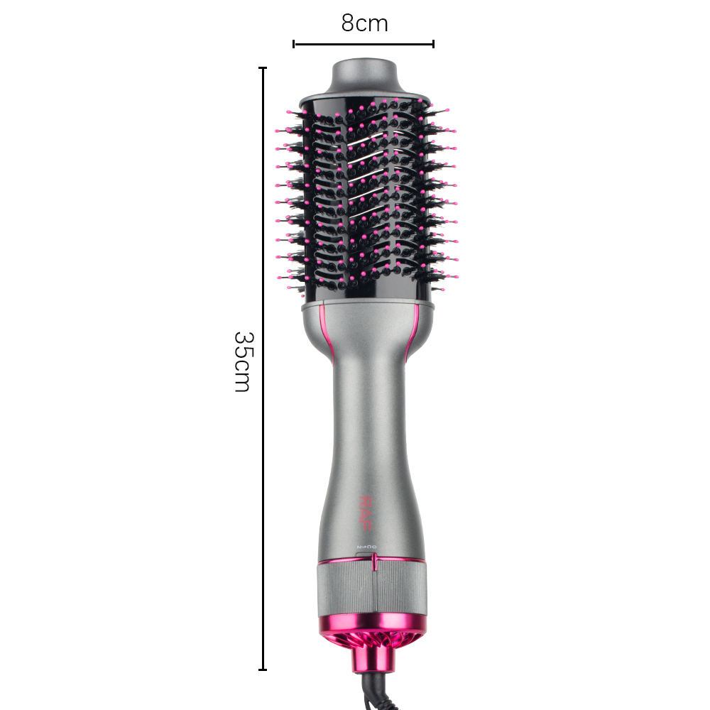 RAF European standard cross-border curling and straightening dual-purpose hair styling three-in-one hot air comb, automatic curling iron, electric hair dryer Item Picture