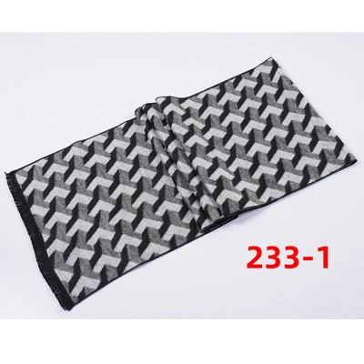 Autumn And Winter New Men's Scarf Lattice Three-Dimensional Warm Europe And The United States Simple Business Leisure Young Neck Manufacturers Wholesale Sample Custom