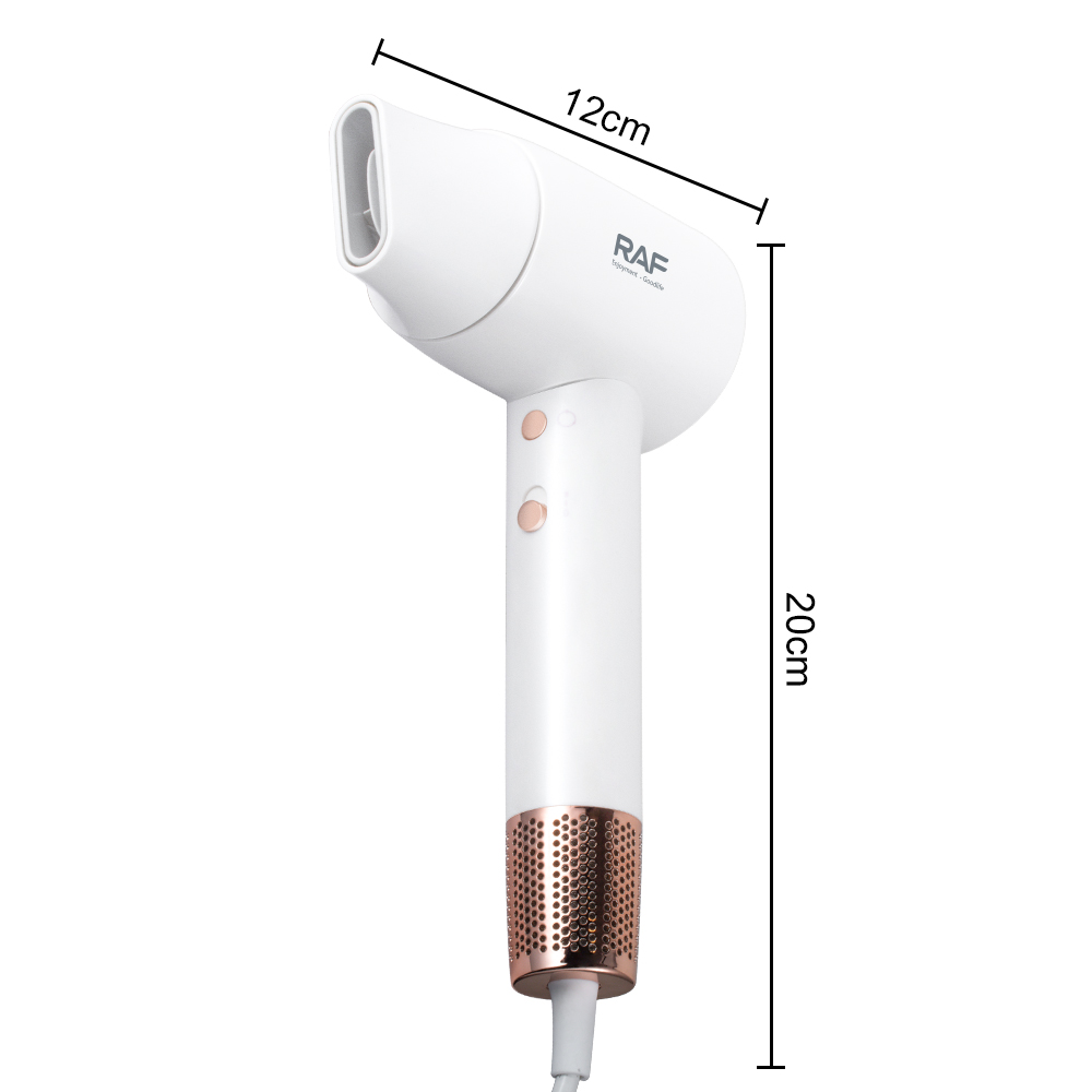 RAF European standard cross-border high-speed hair dryer, smart temperature control, household high-power quick-drying hair dryer, negative ion R.423 Specification image