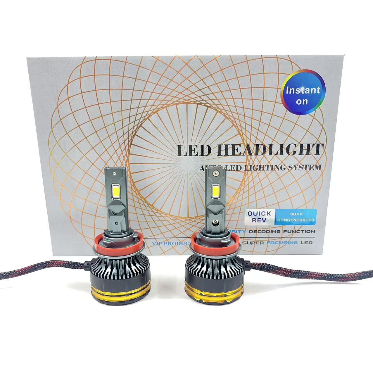 Automotive LED headlights, high-power 150W high beams H1, H3, H4, H7, high-quality export automotive LED