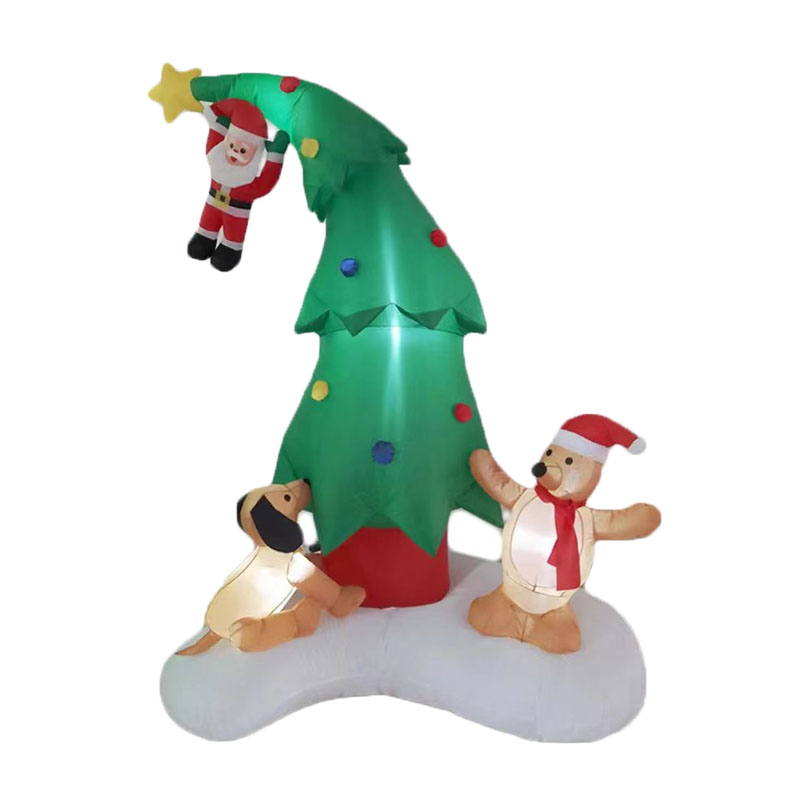 Factory direct sales, just in time for Christmas, 2.2-meter inflatable tree hanging for the elderly wholesale Item Picture