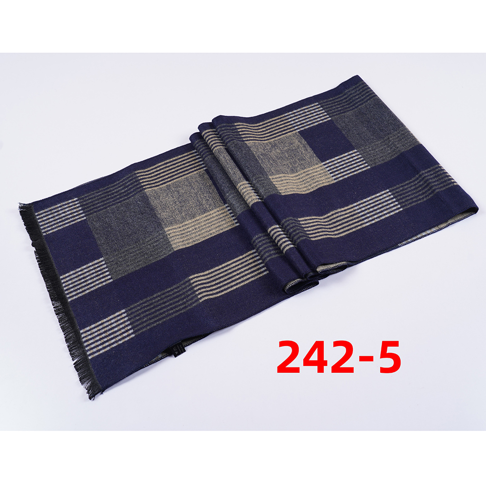 Autumn And Winter New Men's Scarf Lattice Warm Europe And The United States Simple Business Leisure Young Neck Manufacturers Wholesale 2024 Hot Application Scenario