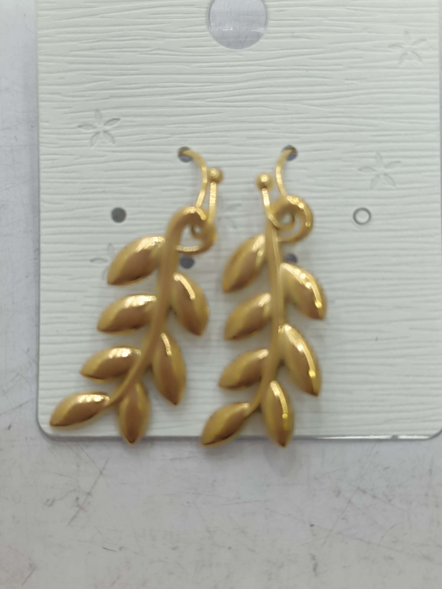 时尚不锈钢耳环树叶叶片耳环简约耳环女士魅力耳环