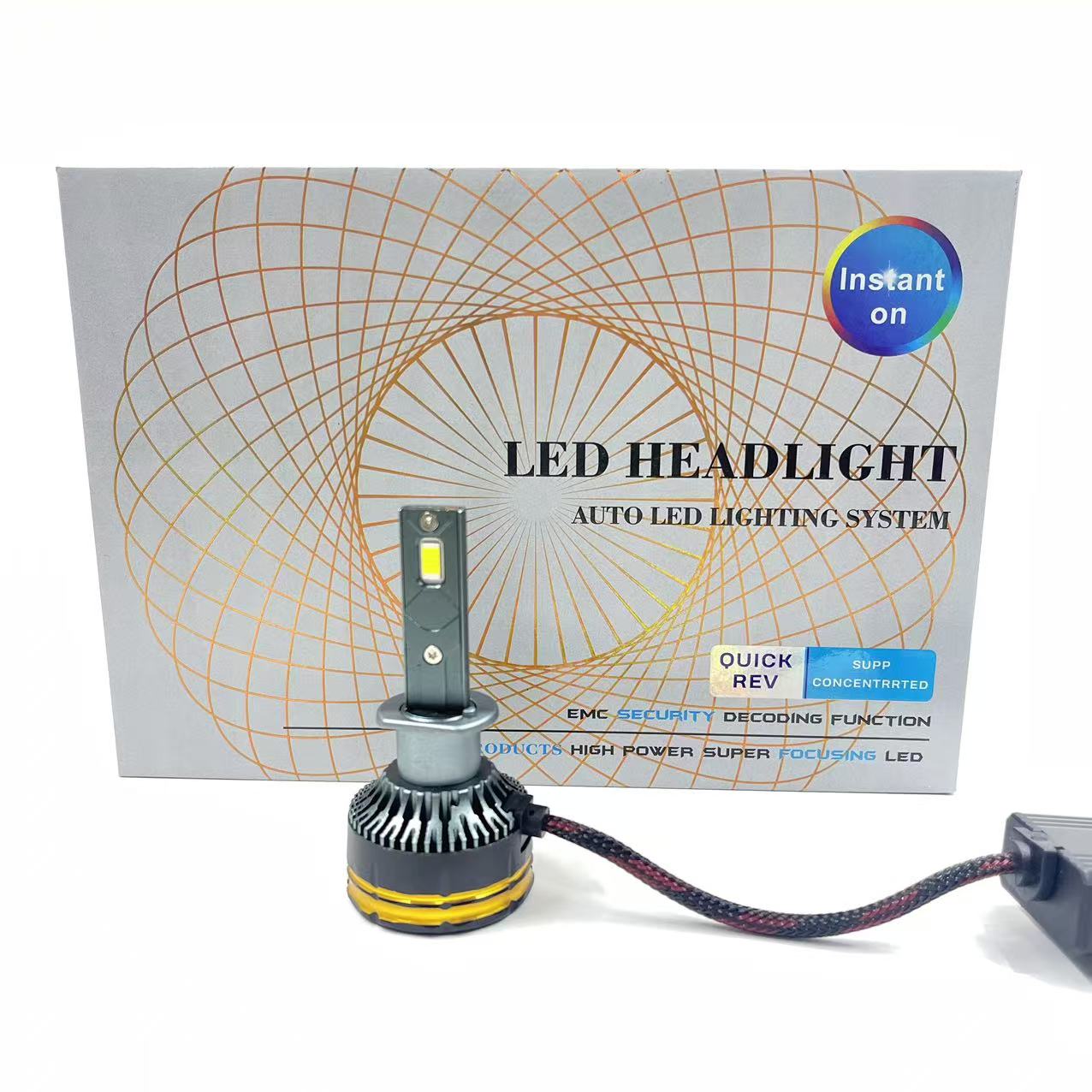 Automotive LED headlights, high-power 150W high beams H1, H3, H4, H7, high-quality export automotive LED pic 3