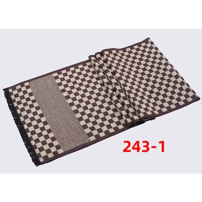 Autumn And Winter New Men's Scarf Lattice Warm Europe And The United States Simple Business Leisure Young People's Scarf Manufacturers Wholesale Checkerboard Men's Scarf