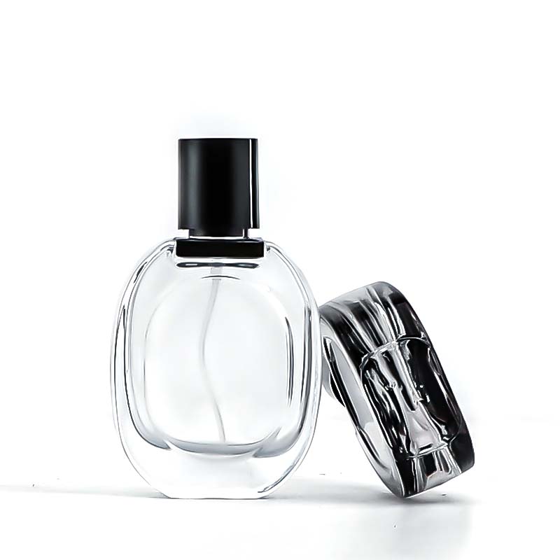 30ML perfume portioned bottle portable high-end glass press-type spray empty bottle to replace travel cosmetics, large capacity details Picture