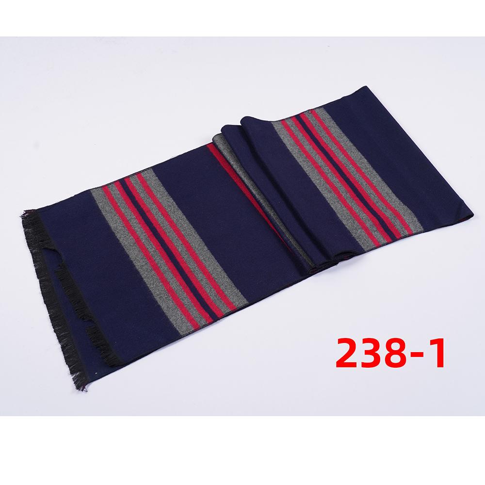 Autumn And Winter New Men's Scarf Lattice Warm Europe And The United States Simple Business Leisure Young Neck Manufacturers Wholesale Customized Specification drawing