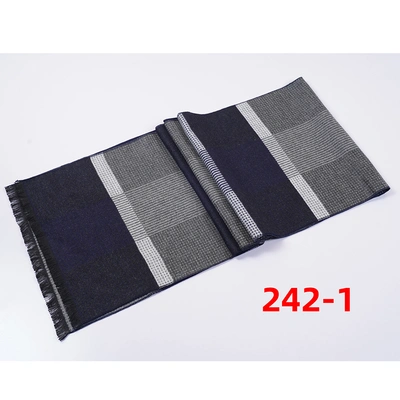 Autumn And Winter New Men's Scarf Lattice Warm Europe And The United States Simple Business Leisure Young Neck Manufacturers Wholesale 2024 Hot