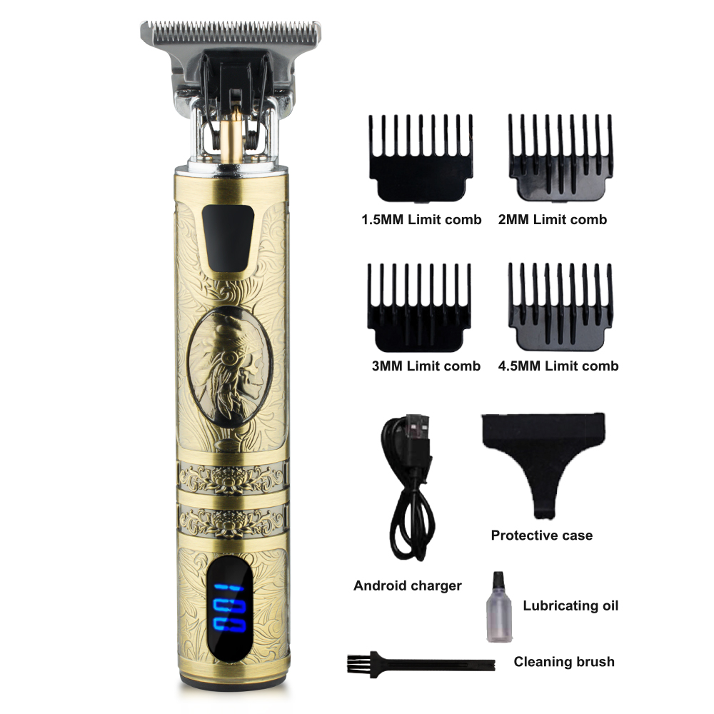 RAF Cross-border Hair clipper, electric household high-power shaving head, electric clipper, retro oil head, rechargeable engraving electric R.433 Application Scenario