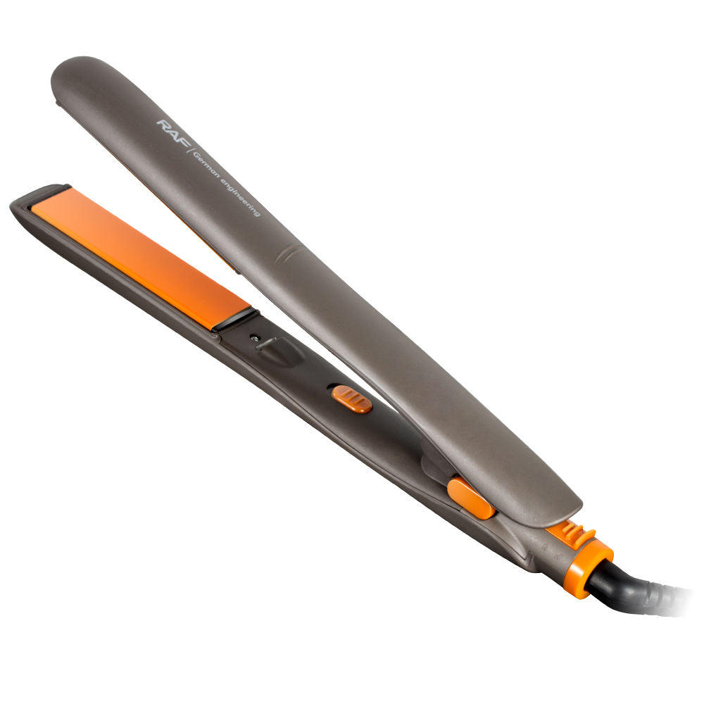 RAF European standard cross-border straightening hair heating plate LCD portable curling iron Home fluffy multi-functional curling iron Item Picture