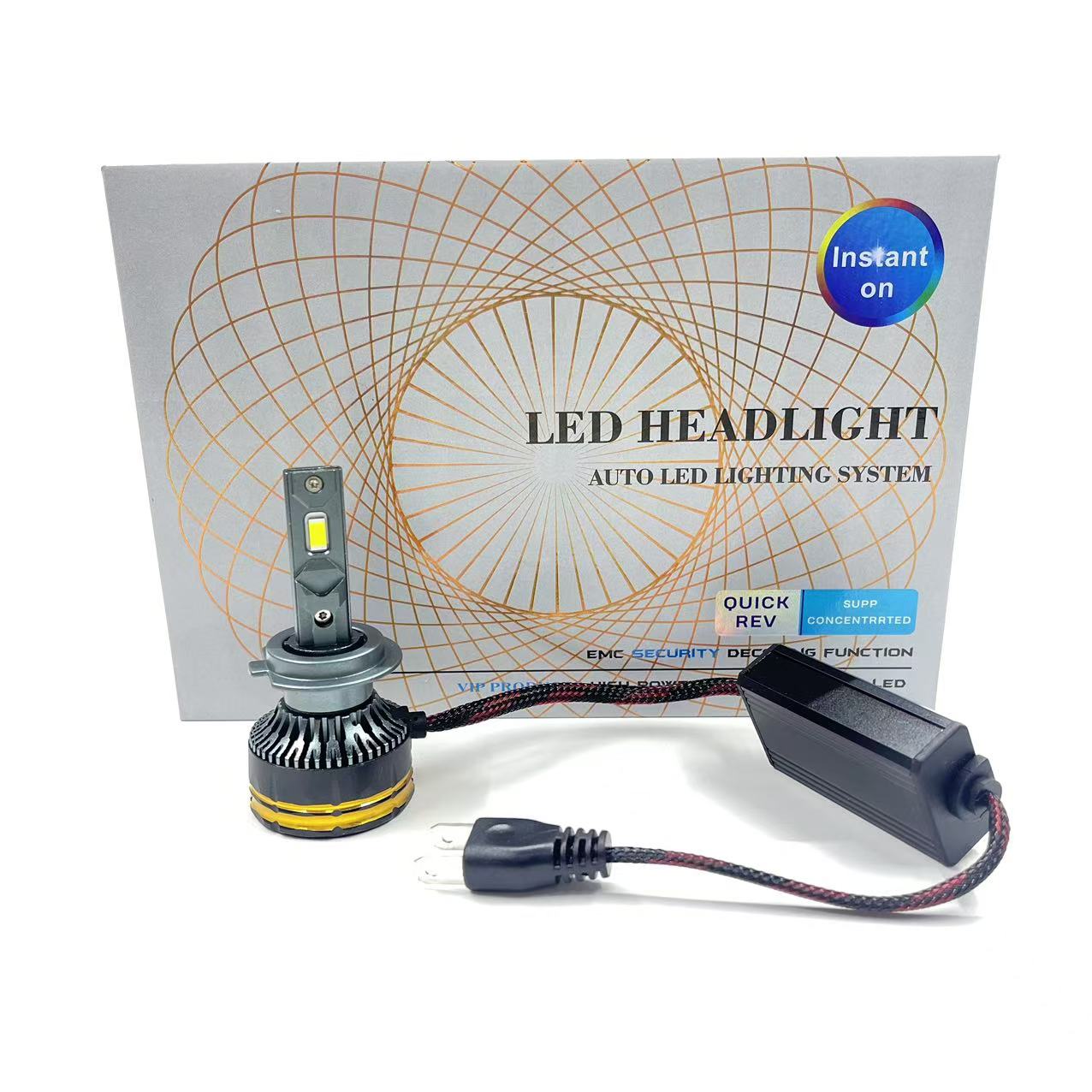 Automotive LED headlights, high-power 150W high beams H1, H3, H4, H7, high-quality export automotive LED details Picture