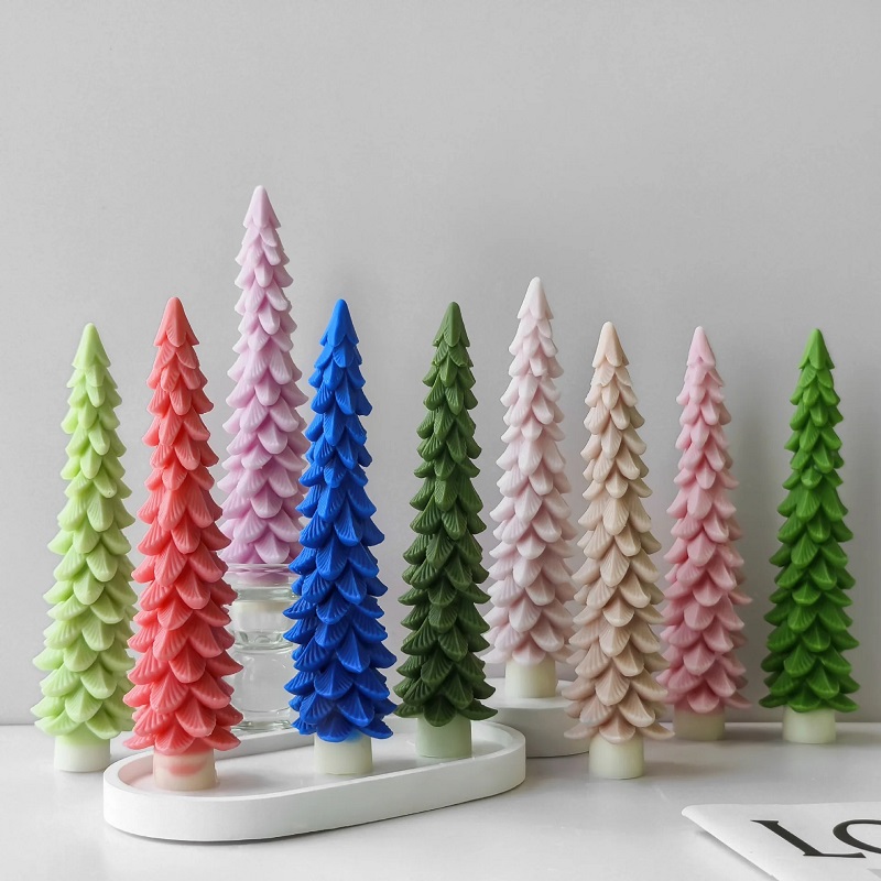 Long Christmas tree scented soybean candles, wedding banquet gifts, souvenirs, Valentine's Day gifts, birthday gifts, ornaments, scented candles, candles, scented candles, birthday candles, scented candles, scented candles, scented craft candles, Christmas candles, candles pic 10