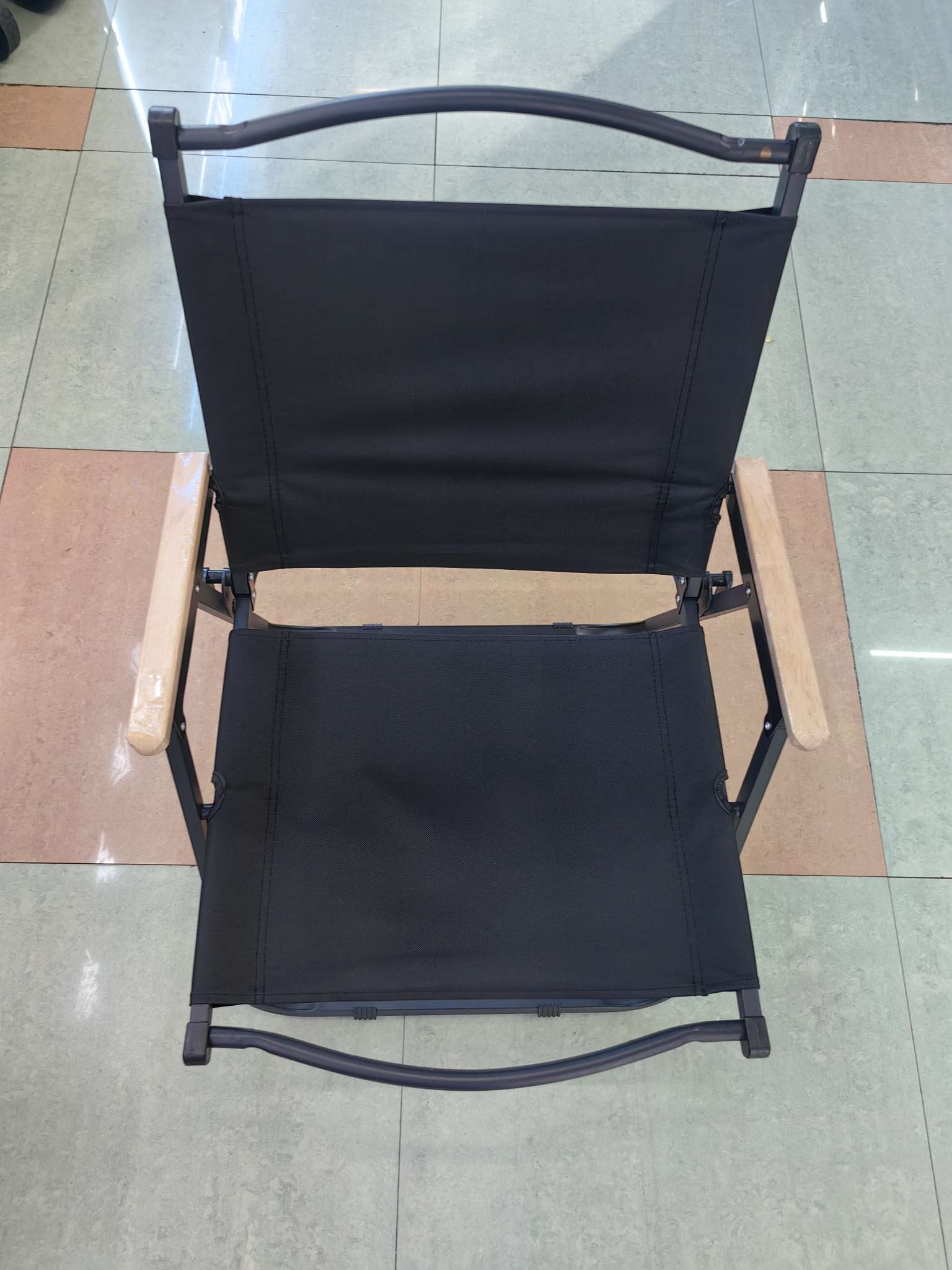 折叠椅户外折叠椅休闲椅折叠椅子钓凳躺椅单人休闲塑料折叠凳克米特椅详情图1