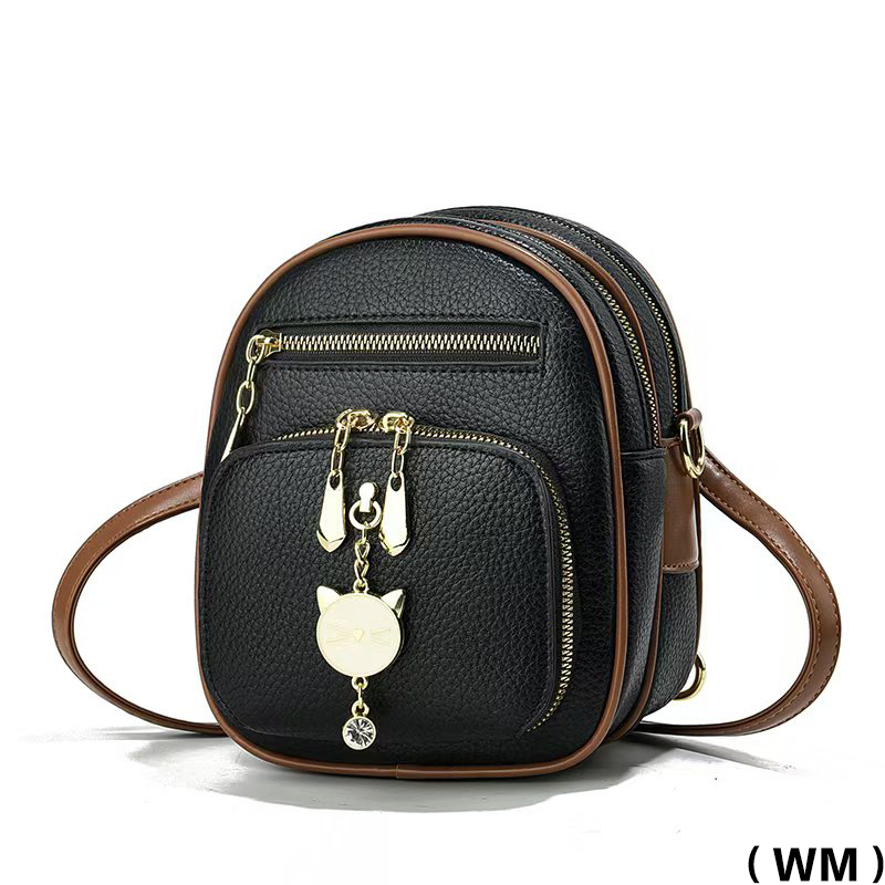 Equipaje de plum fang yi ding industria de la bolsa mini nueva mochila pequeña de dos hombros bolsa crossbody de doble uso popular bolsa de un hombro details Picture