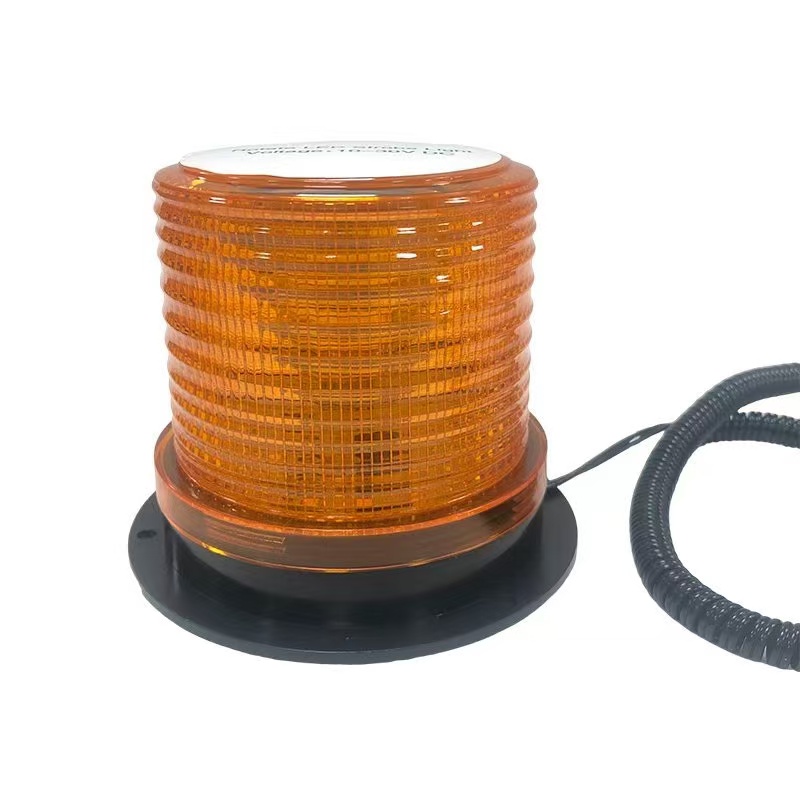 Automobile LED warning lights, rotating alarm lights, yellow flashing lights, roof lights, 24V forklift lights, solar workcar lights Item Picture