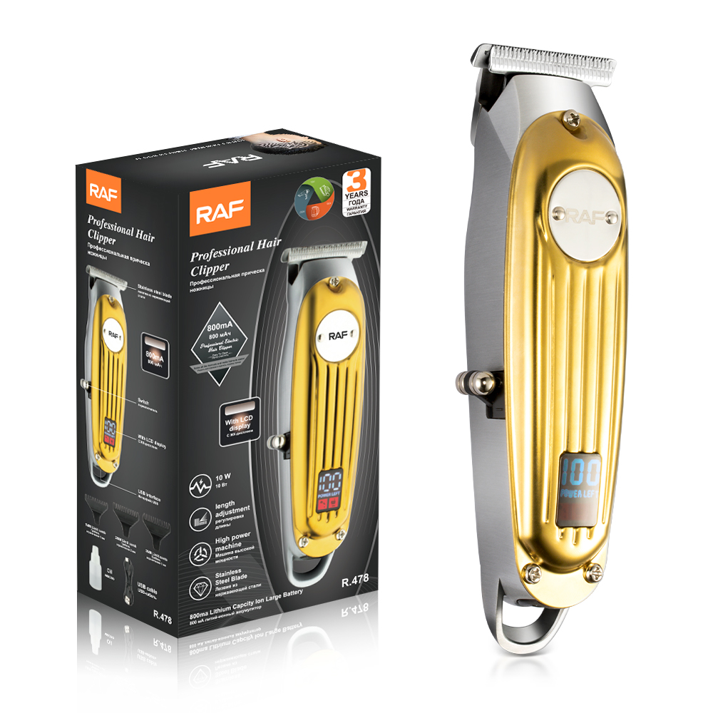RAF Cross-border new product electric hair clipper, multi-functional electric clipper, hair shaving set, electric clipper, USB interface R.478