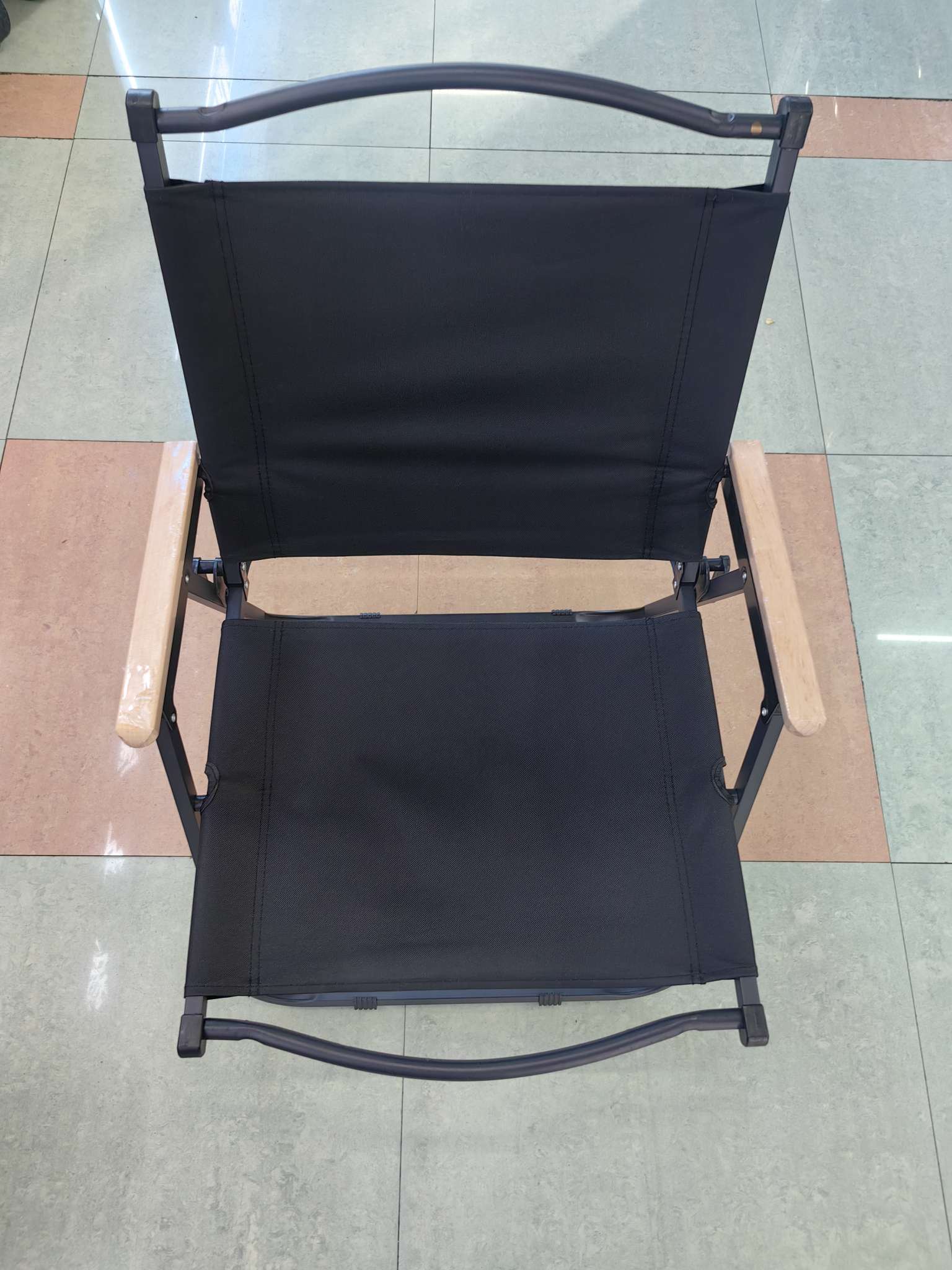 折叠椅户外折叠椅休闲椅折叠椅子钓凳躺椅单人休闲塑料折叠凳克米特椅详情图2