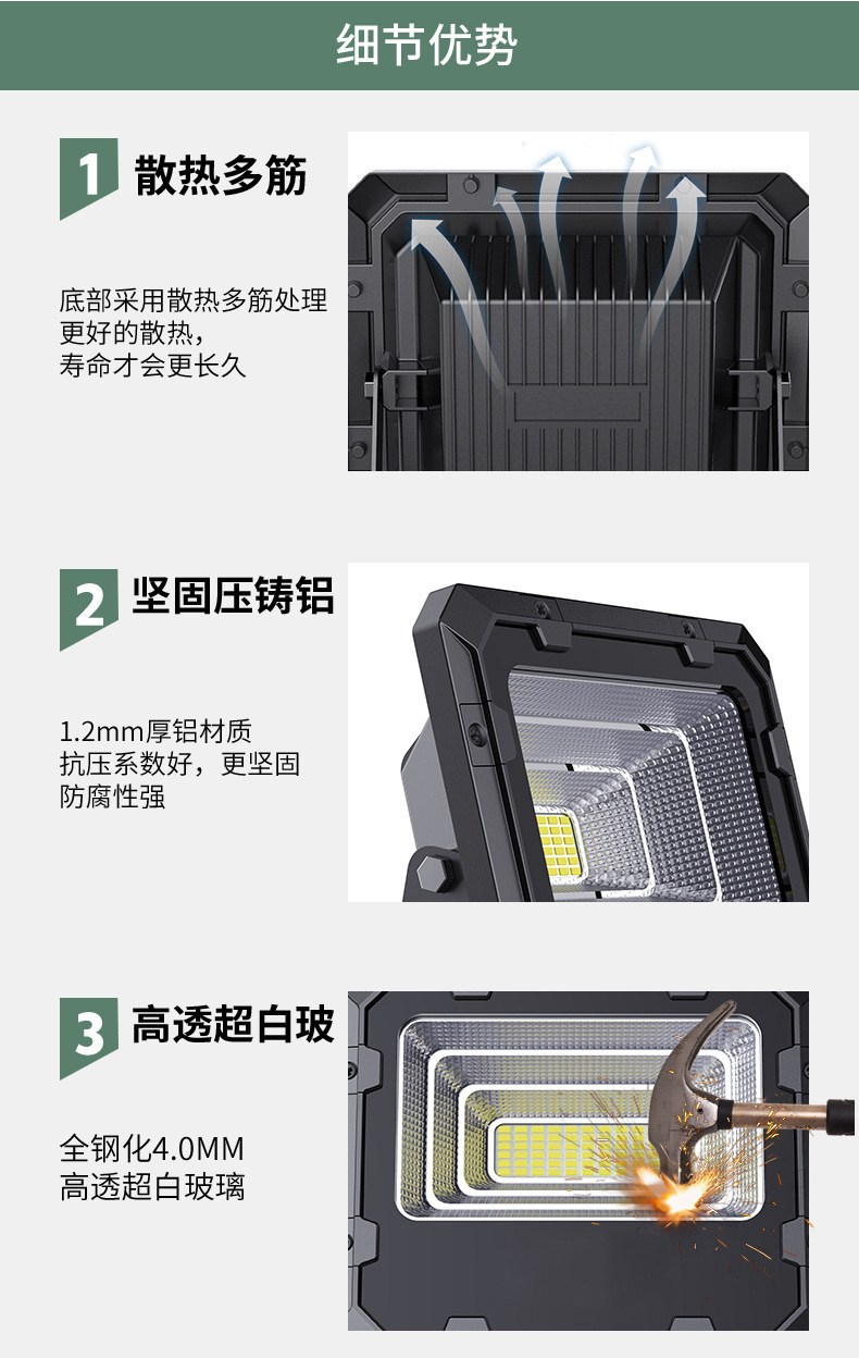 Solar Express SPD品牌 H6型 LED太阳能庭院照明灯户外草地装饰节能环保太阳灯太阳能灯SPD-H6详情13