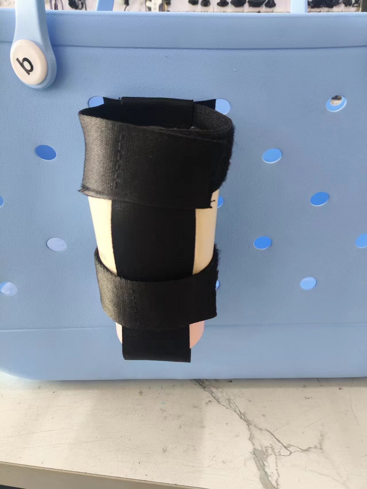 跨境兼容所有博格袋水瓶配件适用大号饮料可调节杯套BoggBag杯架详情7