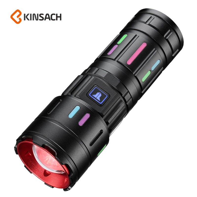 KINSACH Star Source type-c rechargeable electric display Aluminum alloy flashlight White Laser