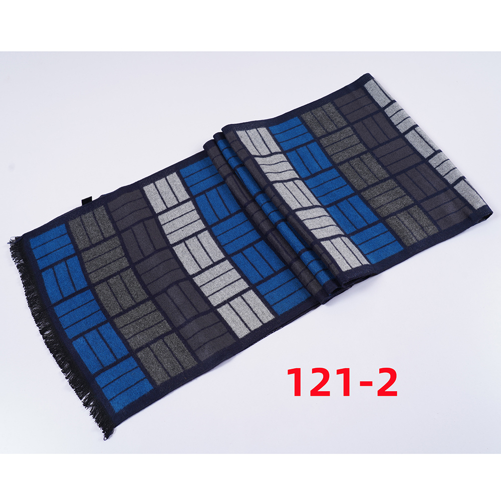 Autumn And Winter New Men's Scarf Plaid Warm Europe And The United States Simple Business Leisure Young Neck Manufacturers Wholesale 2024 Plaid Scarf Wholesale Customization details Picture