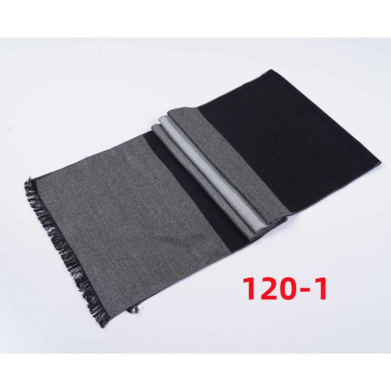 Autumn And Winter New Men's Scarf Lattice Warm Europe And The United States Simple Business Leisure Young Neck Manufacturers Wholesale 2024 Striped Scarf Wholesale Customization