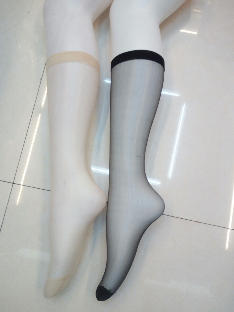 Crystal silk mid-calf stockings, mid-calf stockings, stockings, mid-calf stockings details Picture