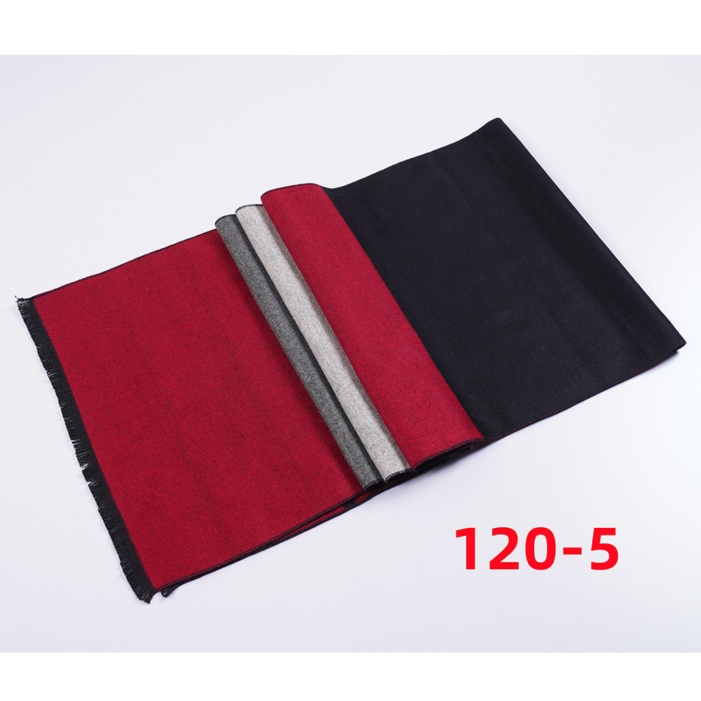 Autumn And Winter New Men's Scarf Lattice Warm Europe And The United States Simple Business Leisure Young Neck Manufacturers Wholesale 2024 Striped Scarf Wholesale Customization Item Picture