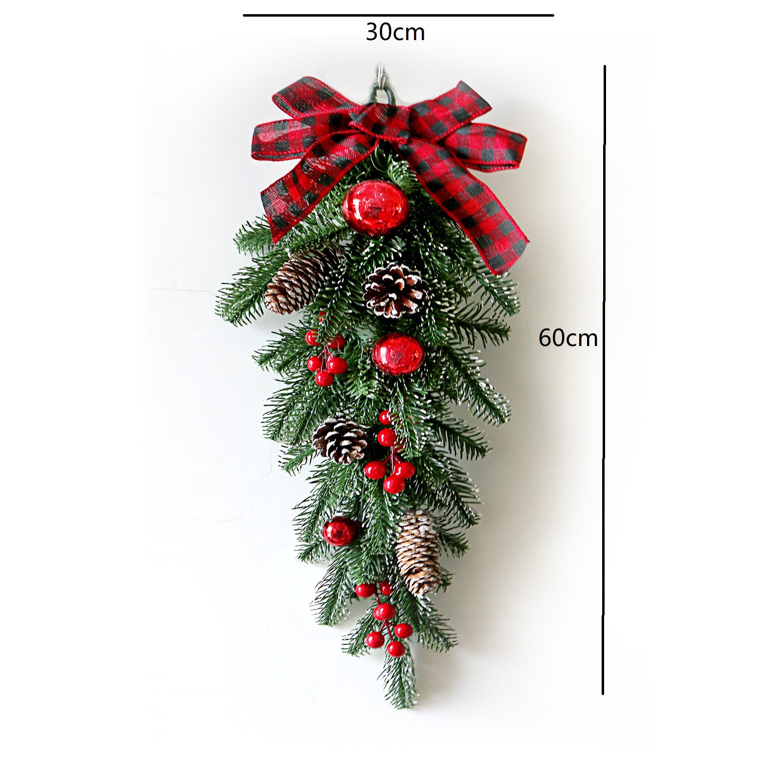 圣诞树/带花边彩带/圣诞树装饰品/圣诞玻璃球/圣诞树玩偶产品图