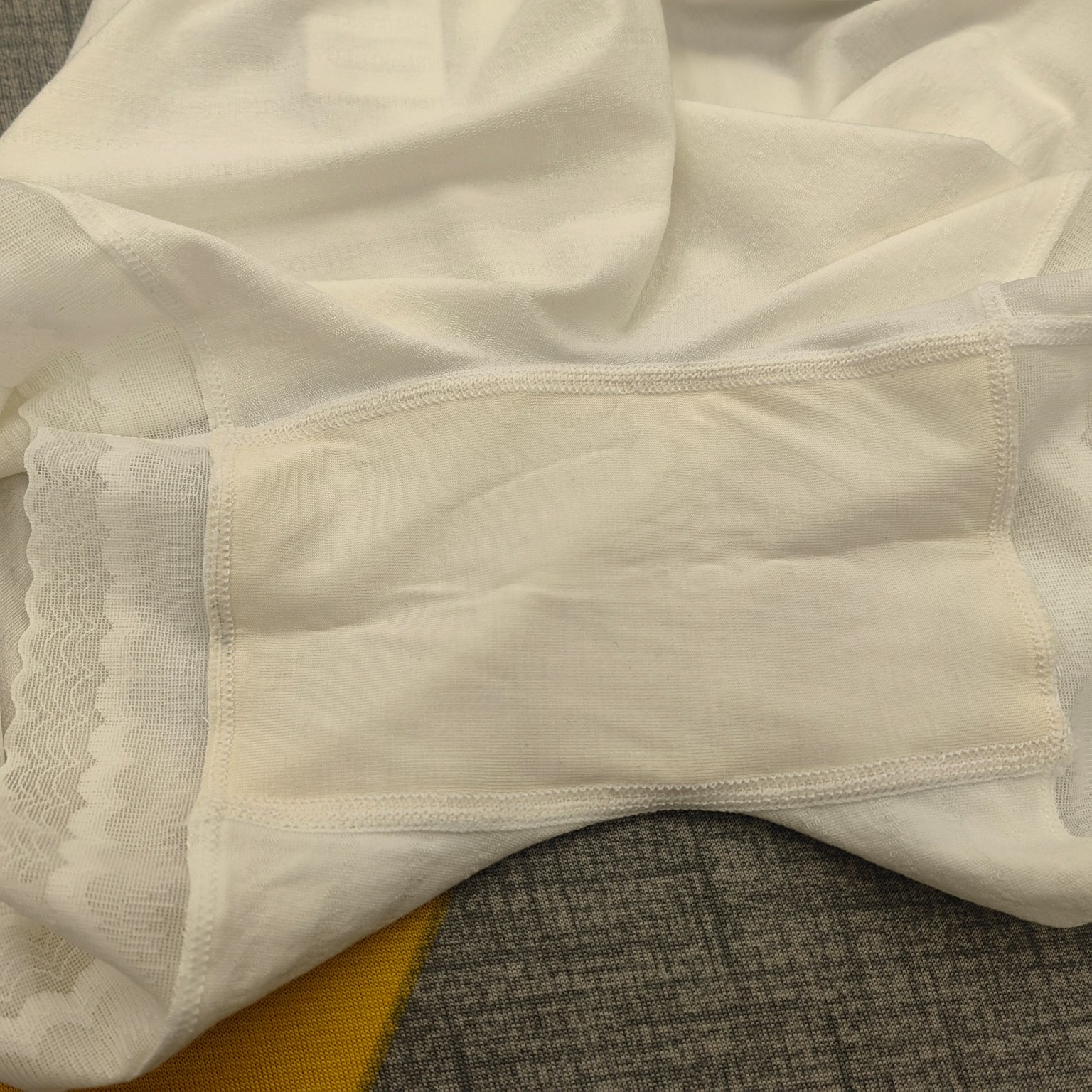 Seamless safety pants women's anti-slip not easy to roll edge summer thin lace high-waist 2-in-1 underwear leggings Specification drawing