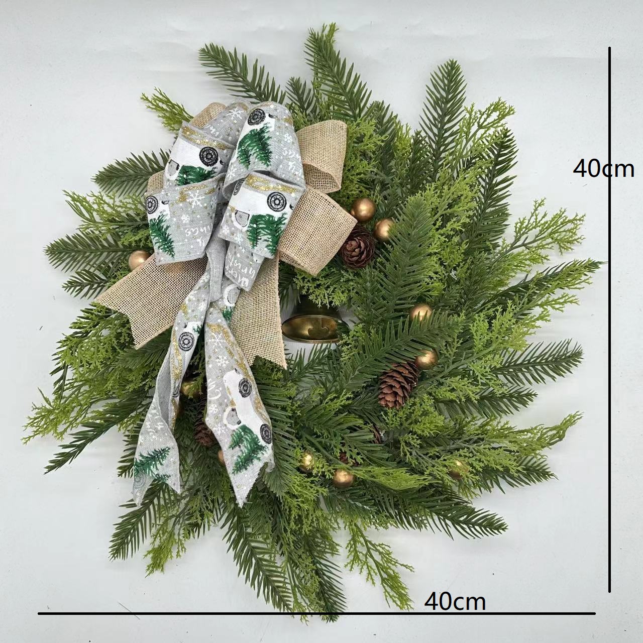 禅意花/仿真迎客松/泡沫花泡沫/毛线钩织/金丝球菊仿真花白底实物图