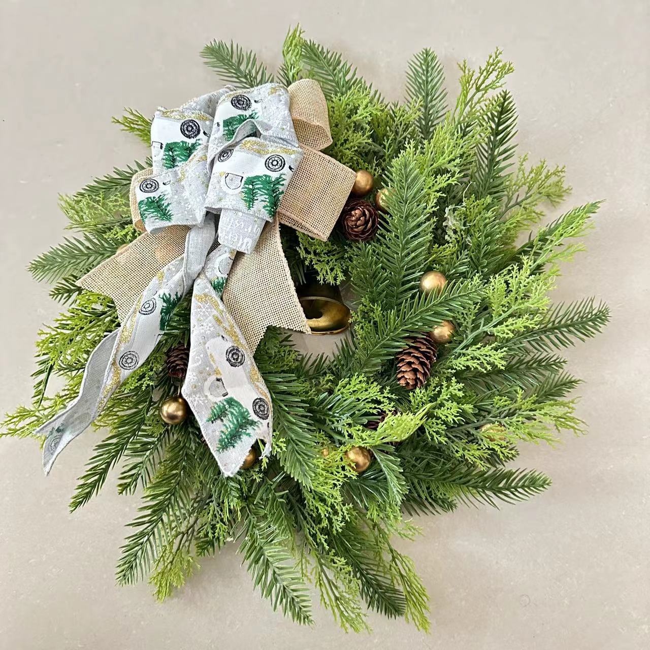 禅意花/仿真迎客松/泡沫花泡沫/毛线钩织/金丝球菊仿真花细节图