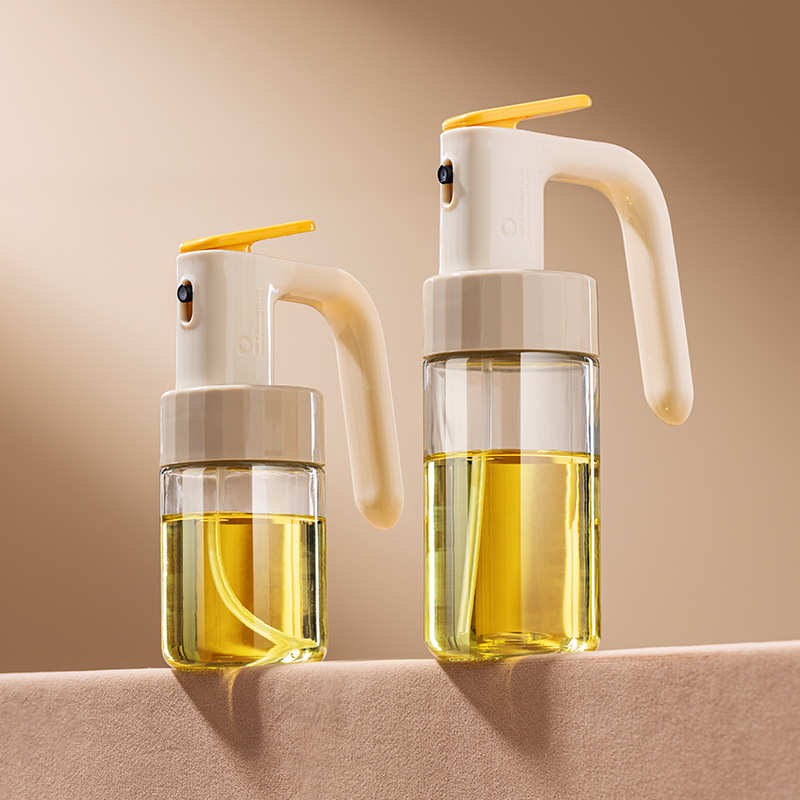 Y19-YN-1562 small oil spray bottle, glass kitchen household air fryer oil spray bottle, atomized mist edible oil spray bottle, spray bottle oil can details Picture