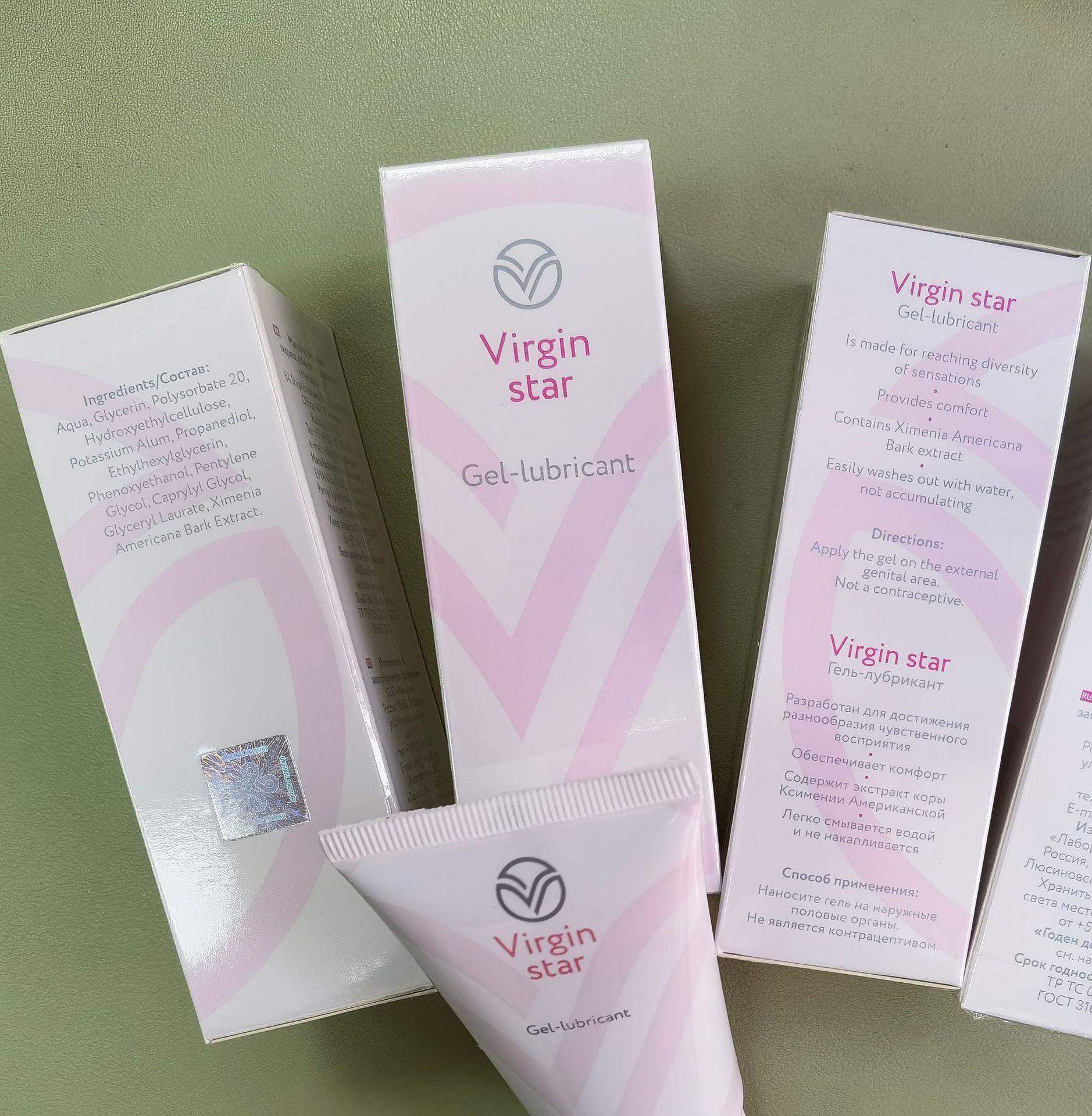 Virgin star gel-lubricant 凝胶按摩房事润滑助情液凝露