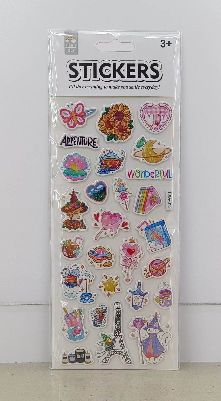 FXA (EVA) bubble stickers