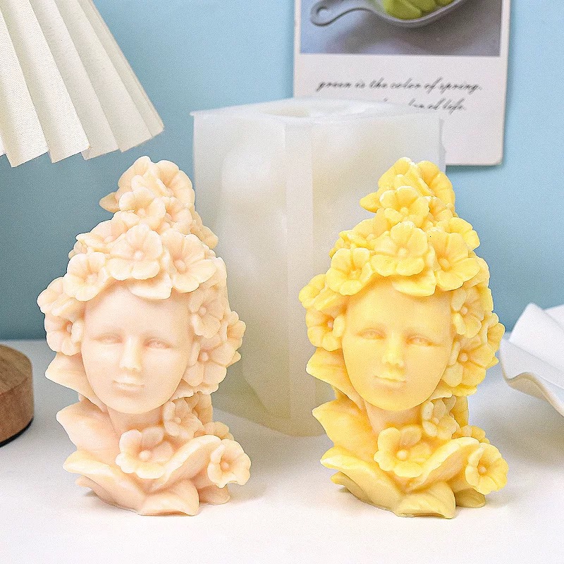 Flower girl, scented candle, souvenir, Wedding gift, scented gift, birthday candle, soy wax, decorative item, candle, scented candle, Christmas tree candle, birthday candle, scented craft candle, soy candle, candle 1