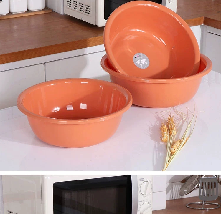 J35-MT5193家用脸盆塑料洗脚盆洗衣盆洗菜盆学生宿舍住宿盆洗脸盆详情图5