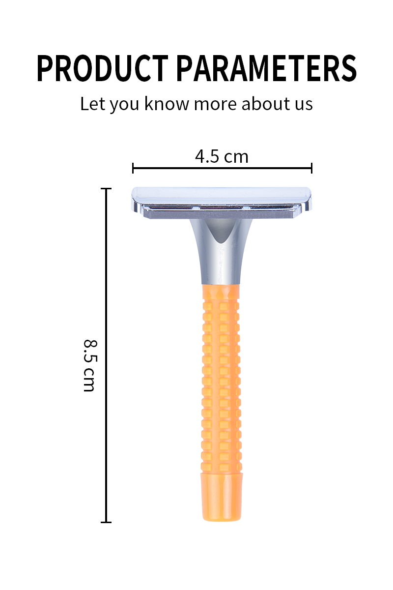 ALSHABAB厂家直销老式剃须刀碳钢刀片双刃男士剃须刀详情7
