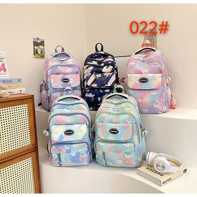 书包男女童中学生女休闲背包轻便高中生初中生小学生休闲包防水学生书包大学生潮酷