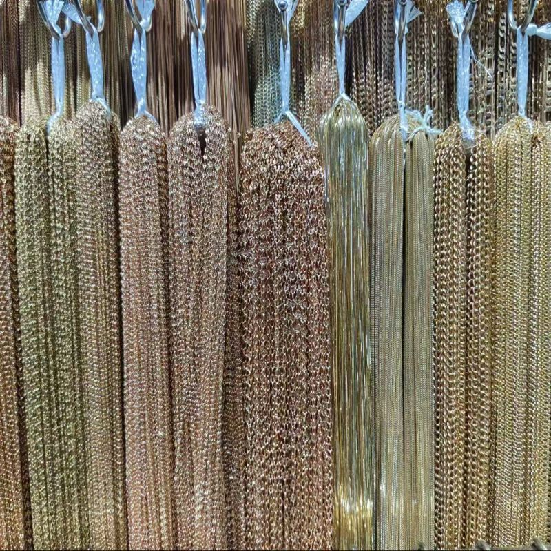 外贸热销厂家直供各类饰品配件链条质量保证合金链条