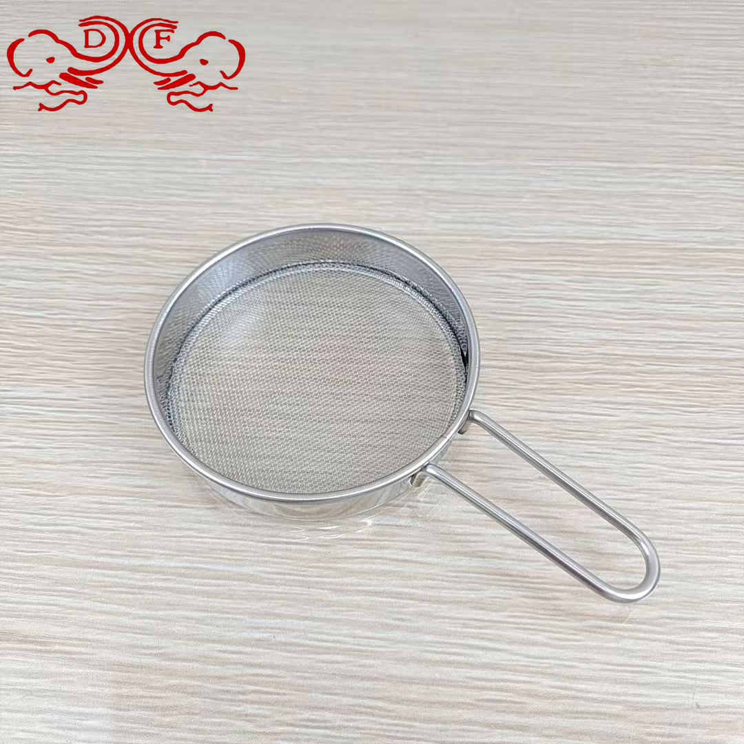 DF99118 Powdered Sugar sifter Stainless steel flour sifter Baking Hand dusting household strainer DF TRADINGHOUSE