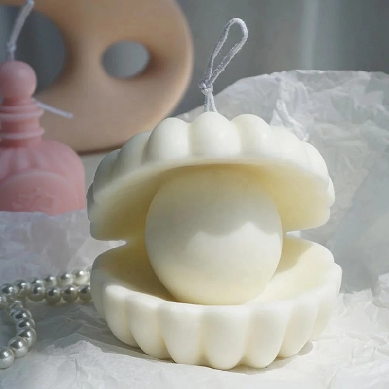 Pearl shell scented candles as souvenirs, wedding gifts, scented gifts, birthday candles, soy wax decorative items, candles, scented candles, Christmas tree candles, Happy birthday candles, birthday candles, scented candles, scented candles 1 pic 2