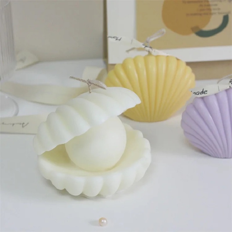 Pearl shell scented candles as souvenirs, wedding gifts, scented gifts, birthday candles, soy wax decorative items, candles, scented candles, Christmas tree candles, Happy birthday candles, birthday candles, scented candles, scented candles 1 pic 1