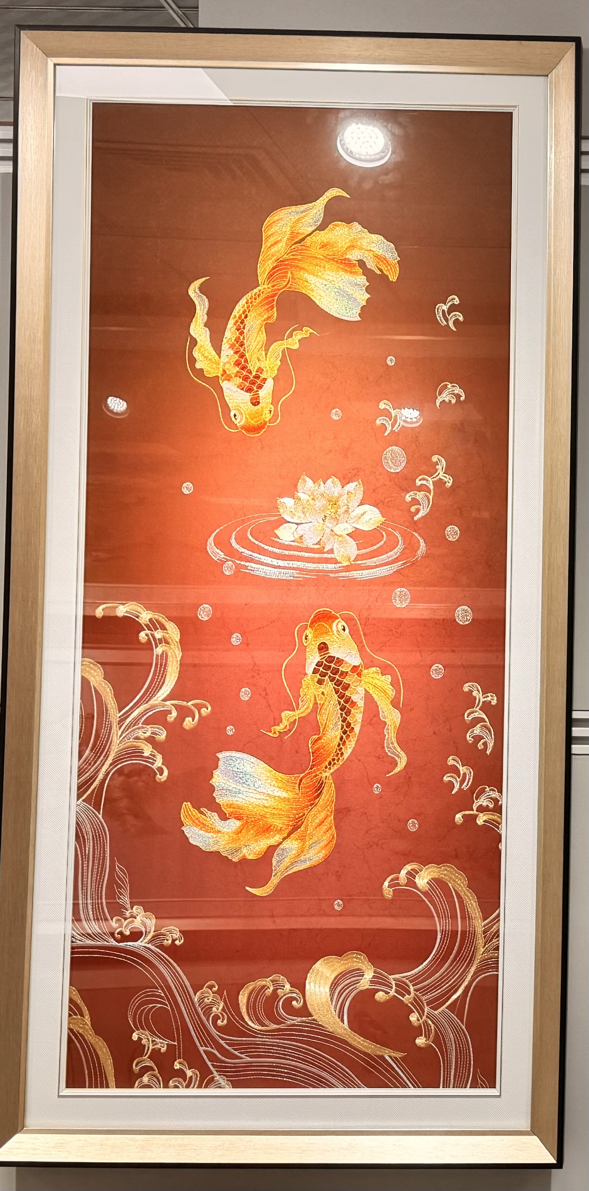 新隆厂家直销来图定制客厅办公室沙发背景现代苏式刺绣挂画成品装饰画大横幅底蕴深厚壁画详情1