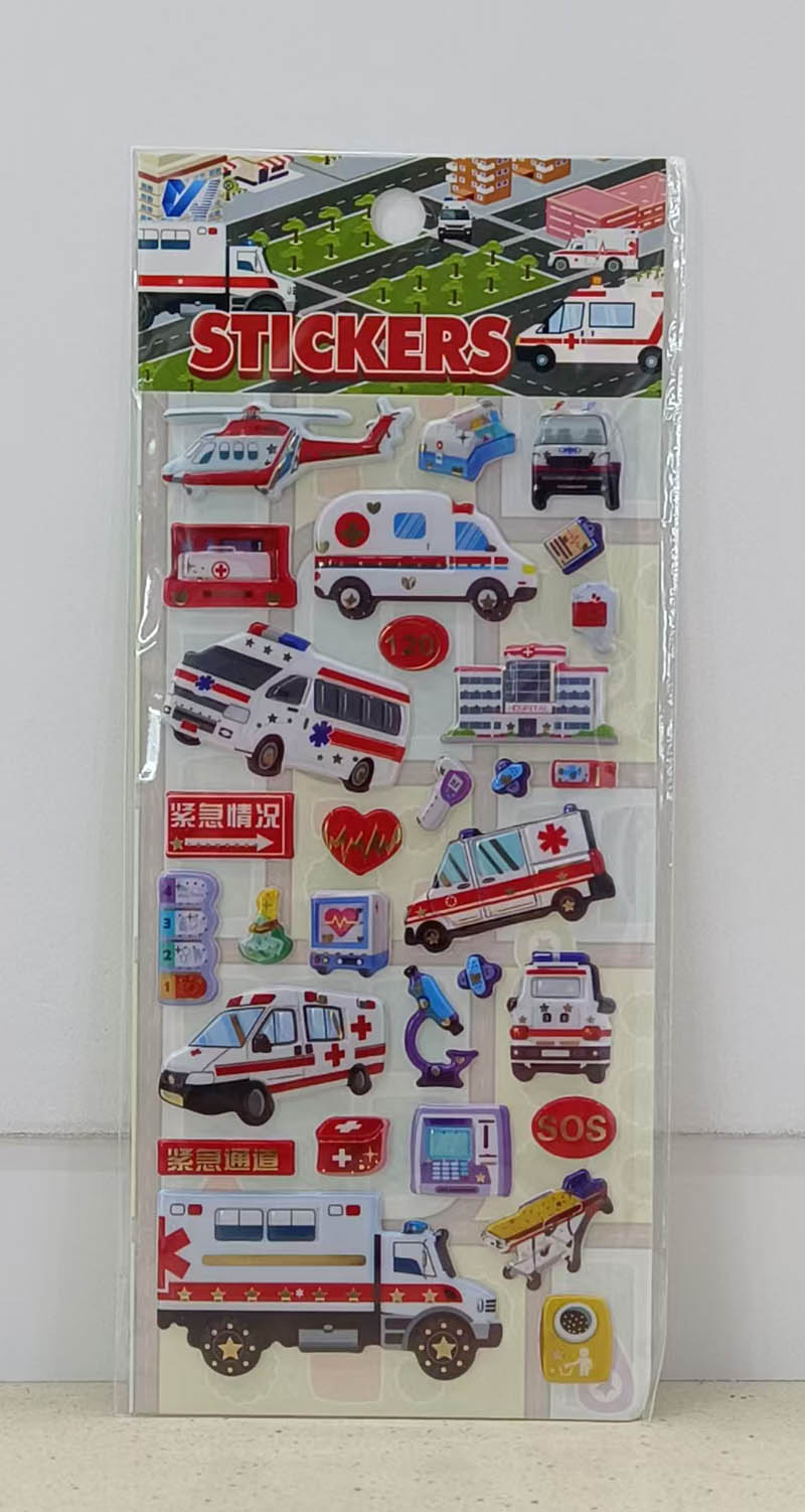 WX-PK Gilded bubble stickers Specification image