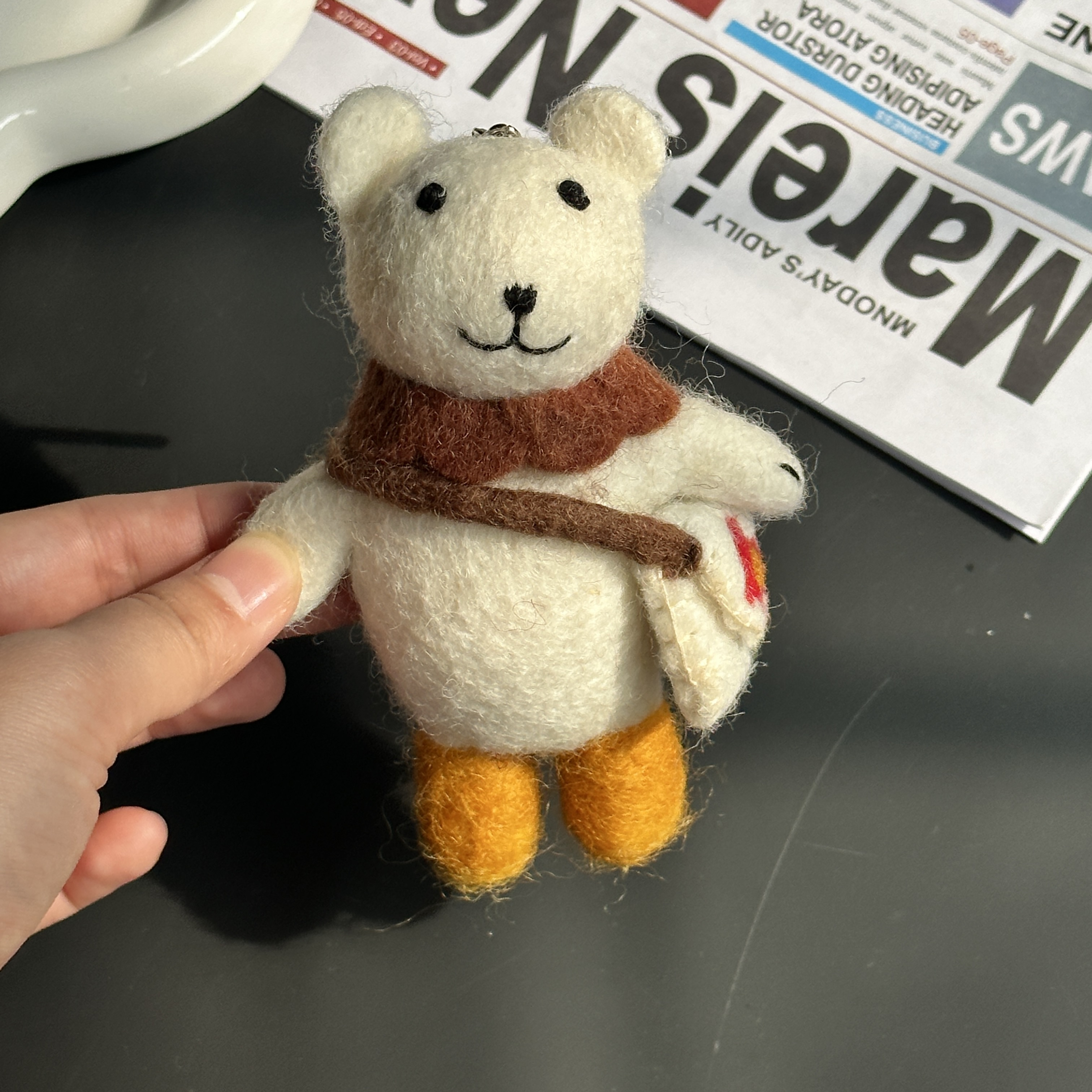 果蔬系羊毛毡挂件miu系包挂高颜值玩偶钥匙扣配饰配件饰品挂件详情15