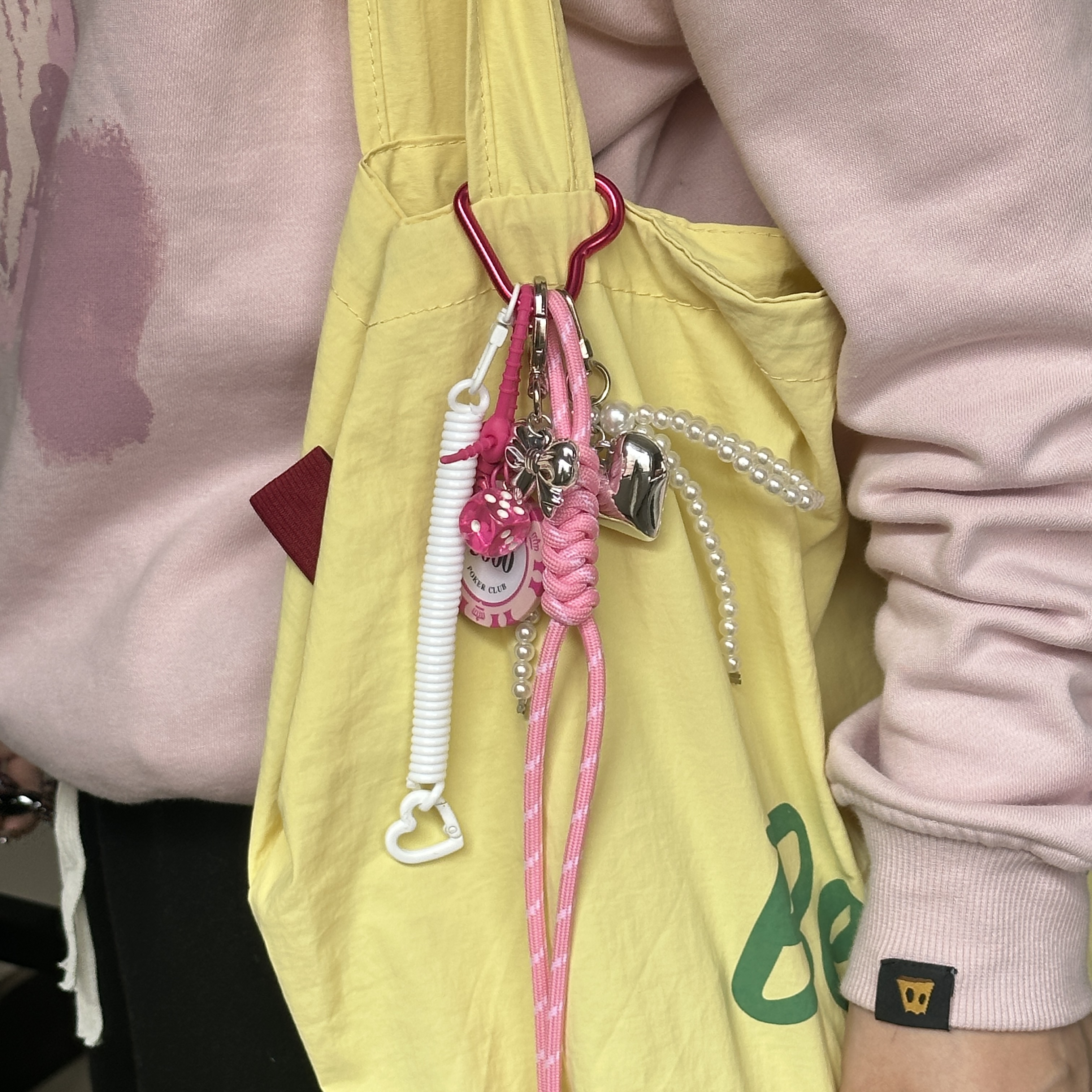小众miu系包挂个性棒球车钥匙扣编织装饰挂件女高级感ins风挂饰详情12