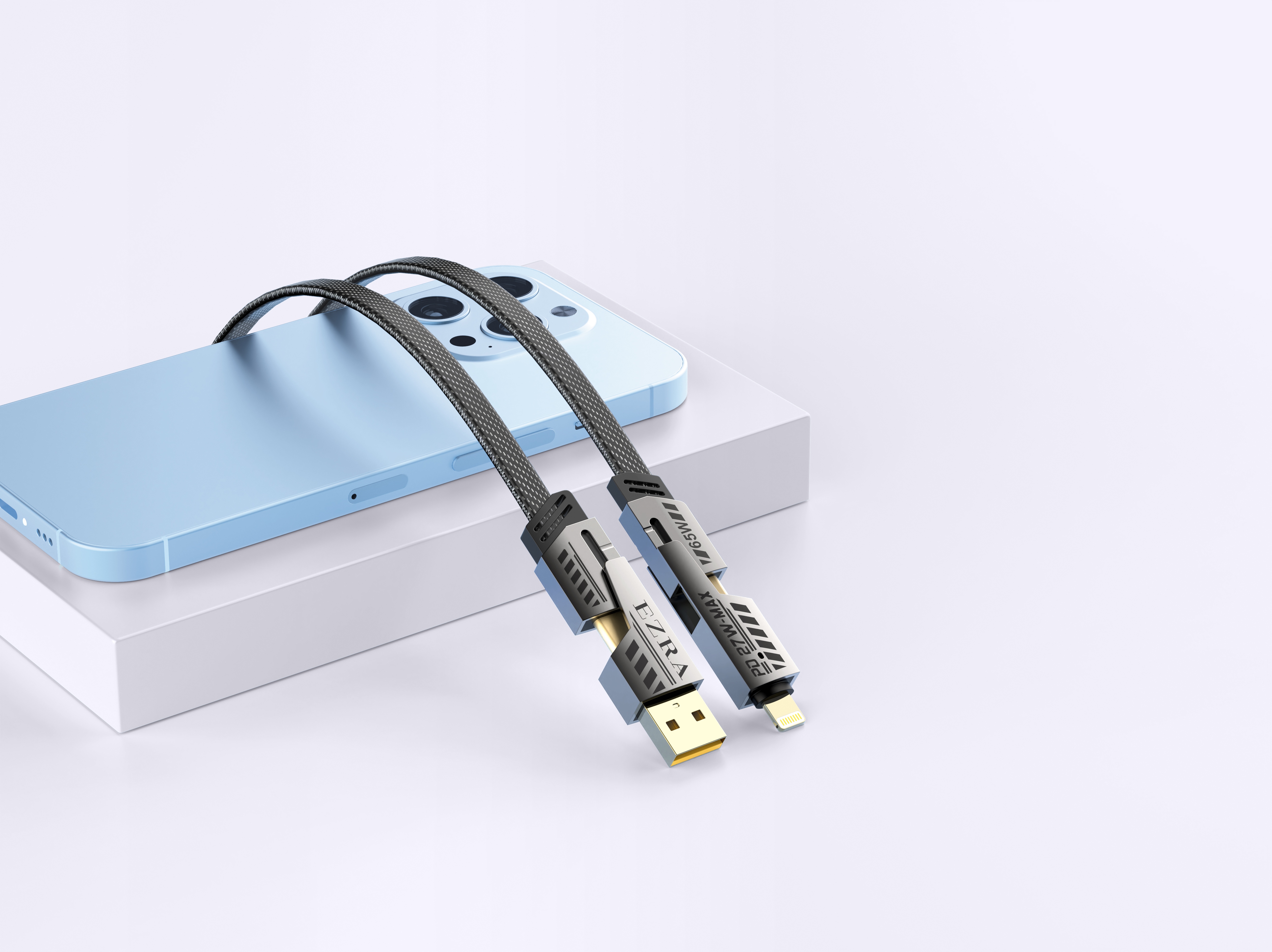 Ezra Fast Charging High-Quality Cross-Border Intelligent Device Data Cable Dc304 Application Scenario