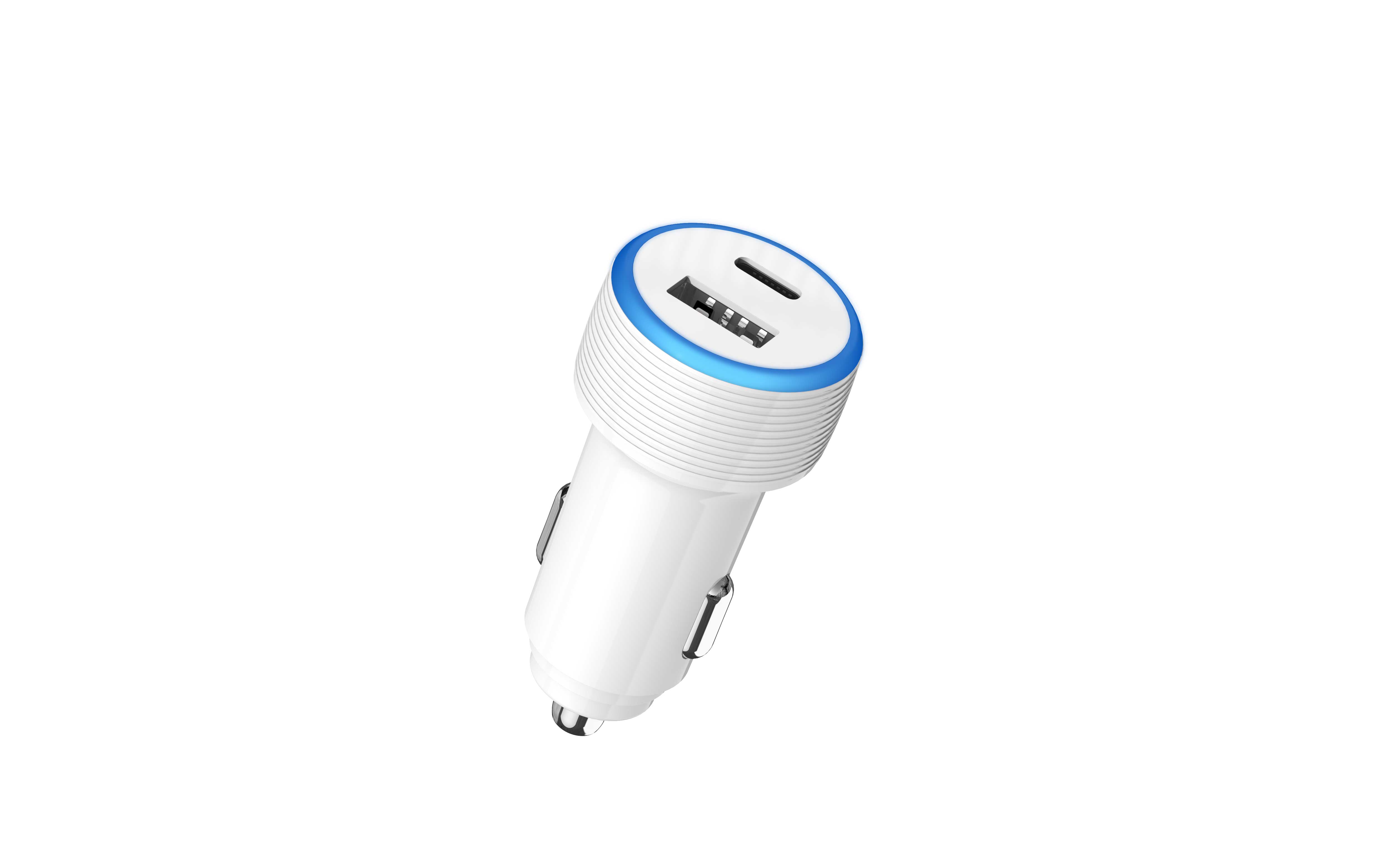 EZRA cross-border USB/TYPE-C Car charger Car phone charger for action camera GPS Tesla CR64
