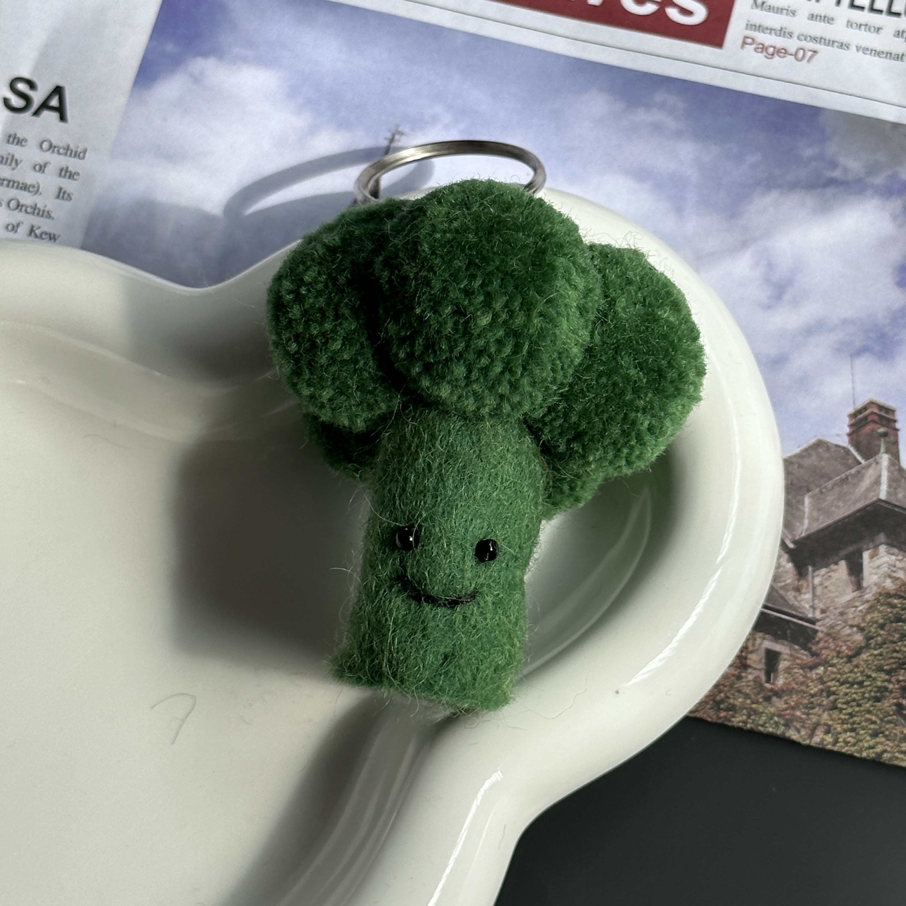 纯手工羊毛毡挂饰高颜值水果蔬菜可爱韩系miu系包挂件背包配饰详情7